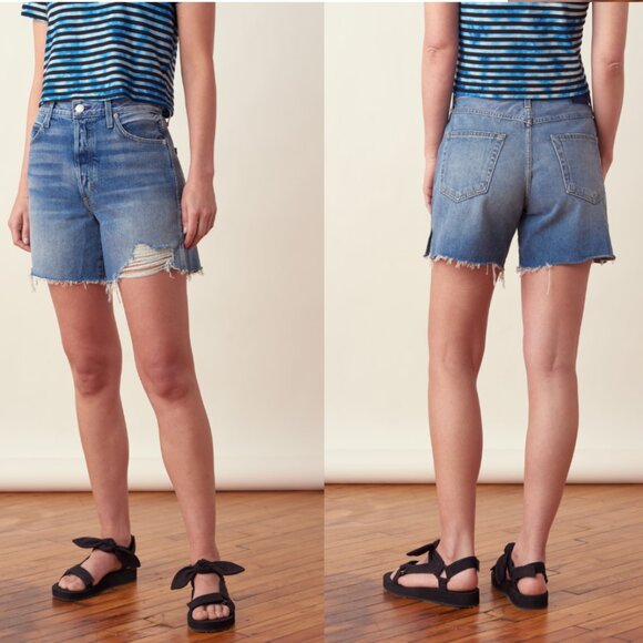 AMO DENIM MIDI SHORT - FLASHBACK SIZE 27 - Picture 2 of 5